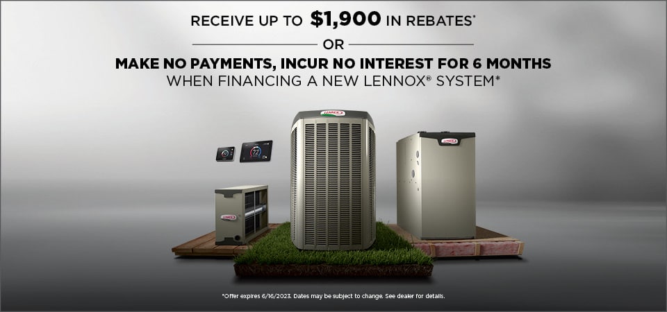 Lennox Rebate and Financing offer