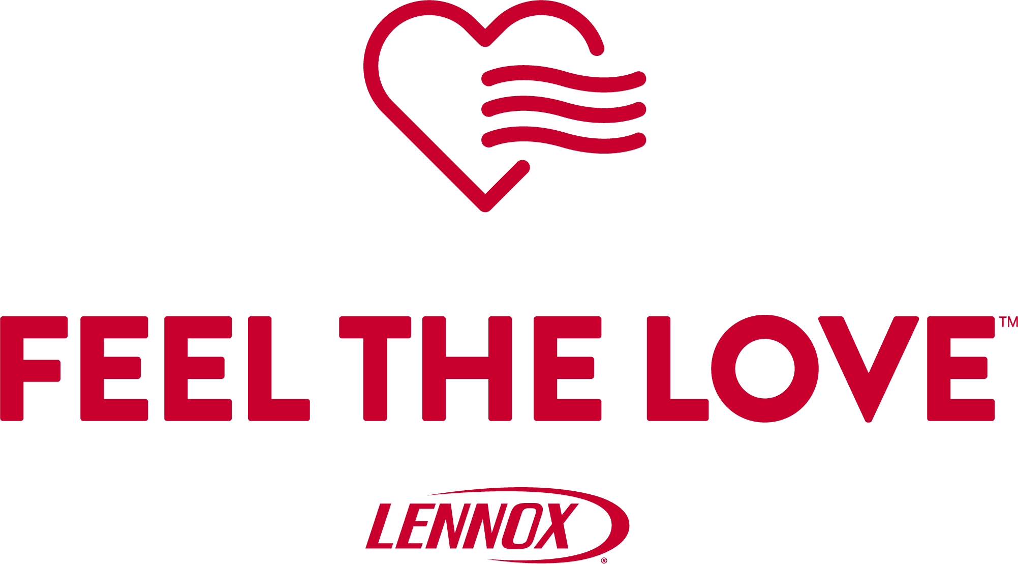 Lennox-FeelTLove_logos_CMYK feel the love and Lennox partnership logo